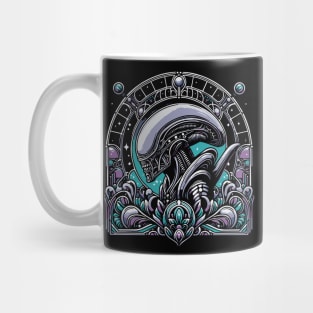 Xenomorph Alien Art Nouveau Mug